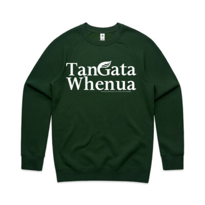 TanGata Whenua Greens sweater Thumbnail