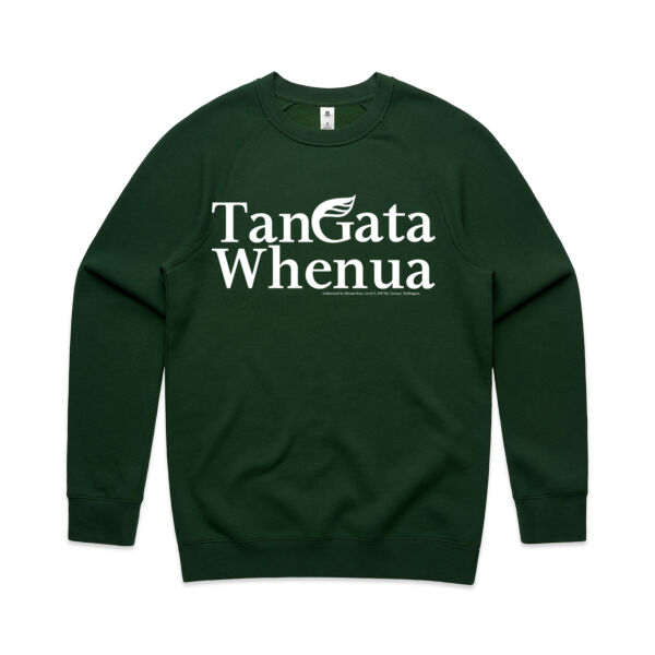 TanGata Whenua Greens sweater Thumbnail