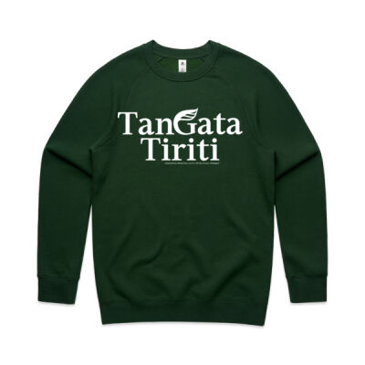 TanGata Tiriti Greens sweater Thumbnail